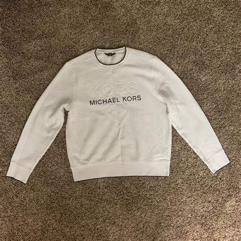 michael kors white sweater men|Michael Kors scoop neck jumpers.